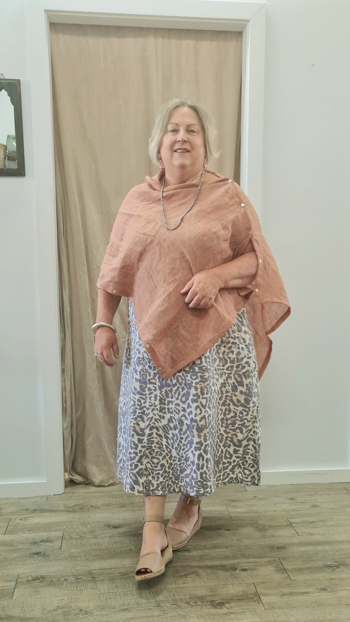 Curious Linen Poncho and Multi Wrap