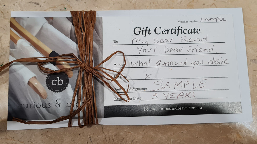 Curious and Brave Gift Card