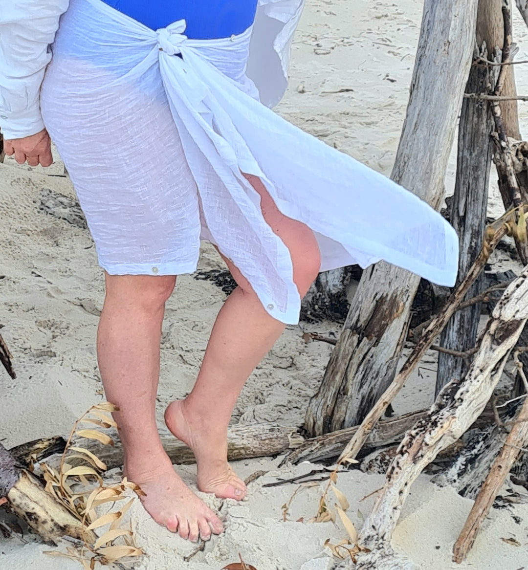 Curious Linen Poncho and Multi Wrap